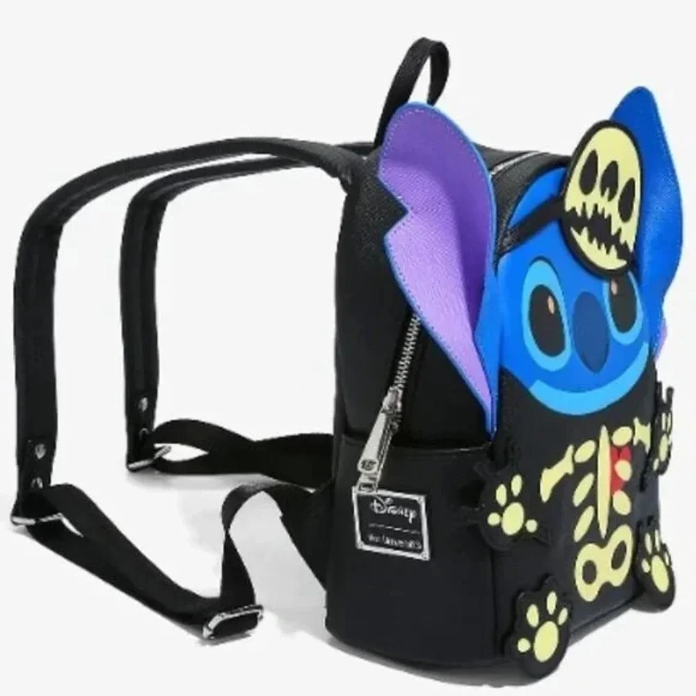 Her Universe Disney Lilo & Stitch Skeleton Stitch Glow in the Dark Mini Backpack